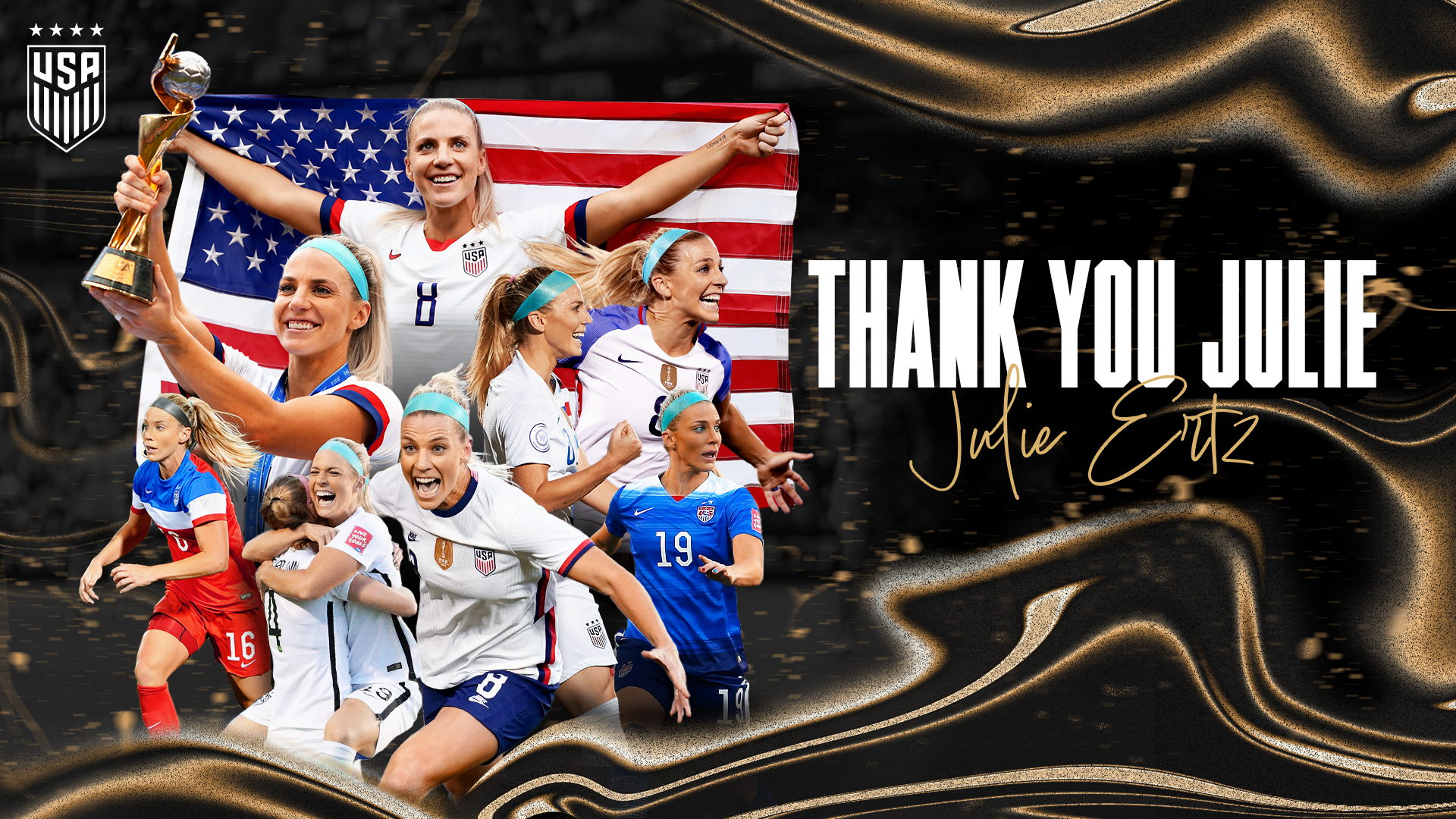 Lee más sobre el artículo Bicampeona mundial femenina Julie Ertz anuncia su retiro del fútbol profesional