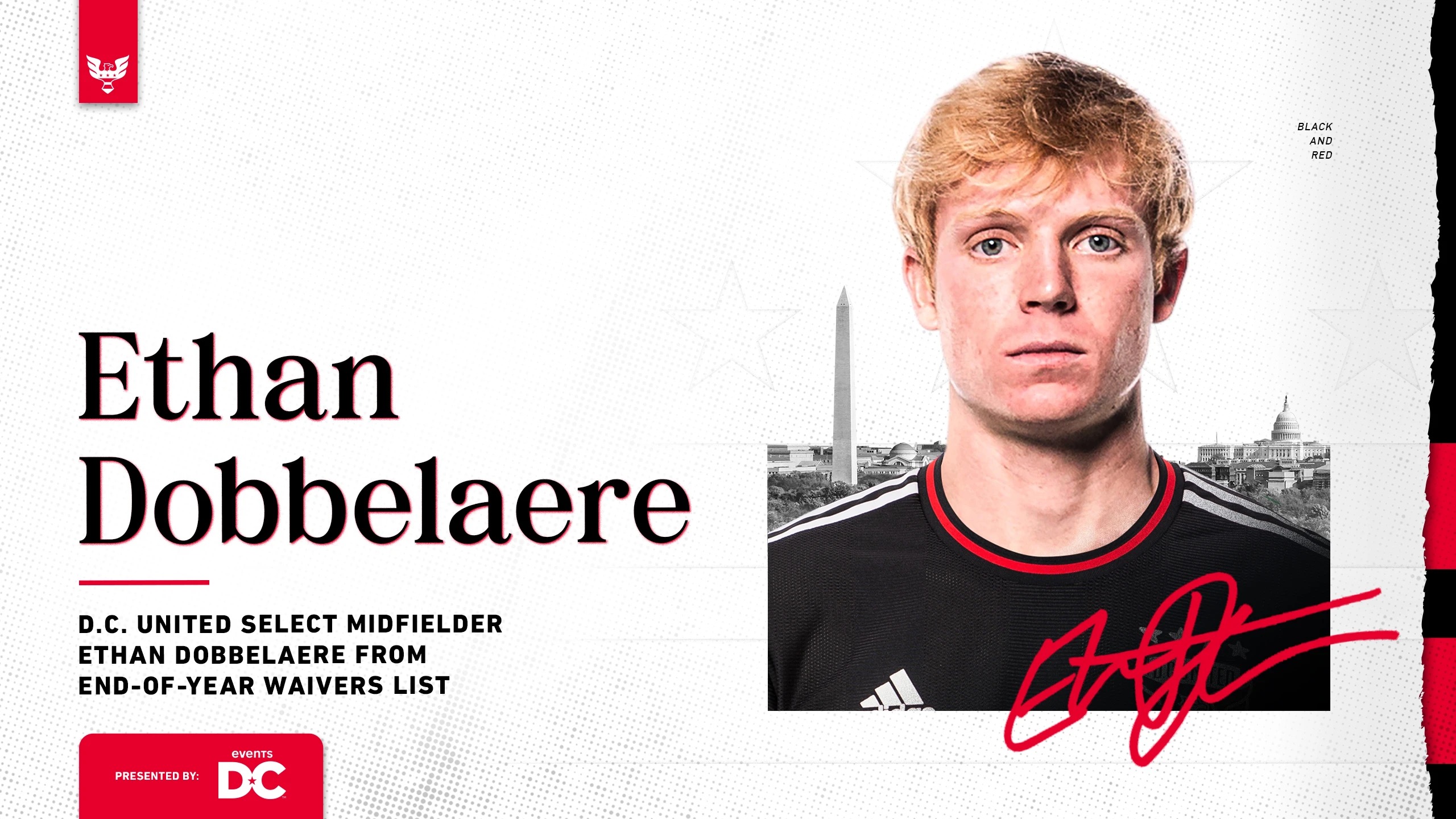 Lee más sobre el artículo DC United Selecciona a Ethan Dobbelaere de la lista de Exenciones de Final de Año