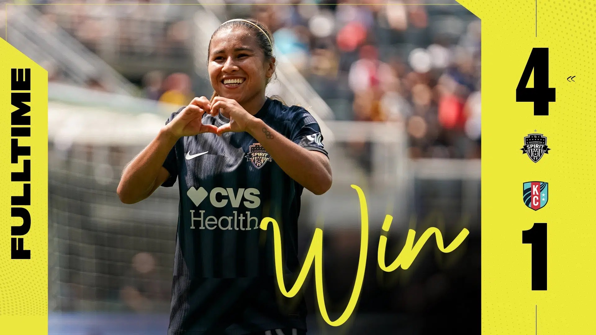 Lee más sobre el artículo Washington Spirit escala a la segunda posición de la NWSL, 4-1