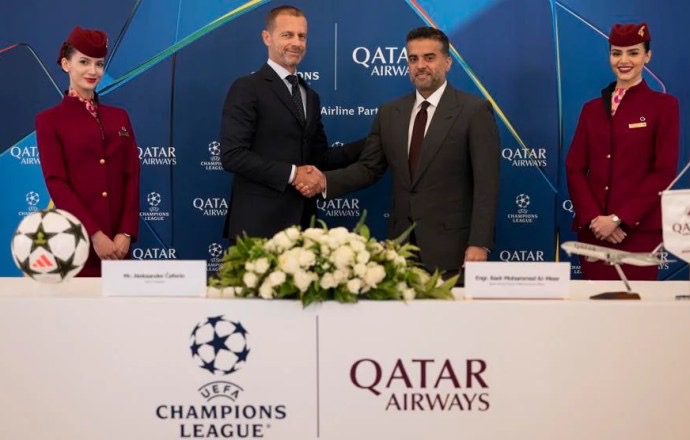 Lee más sobre el artículo Qatar Airways se convierte en socio aéreo oficial de la UEFA Champions League