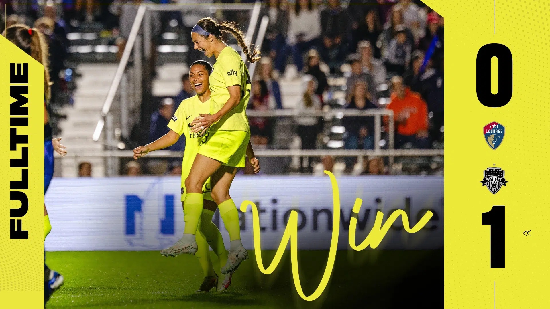 Lee más sobre el artículo Washington Spirit se enfrentará al Bay FC en cuartos de final, 1-0