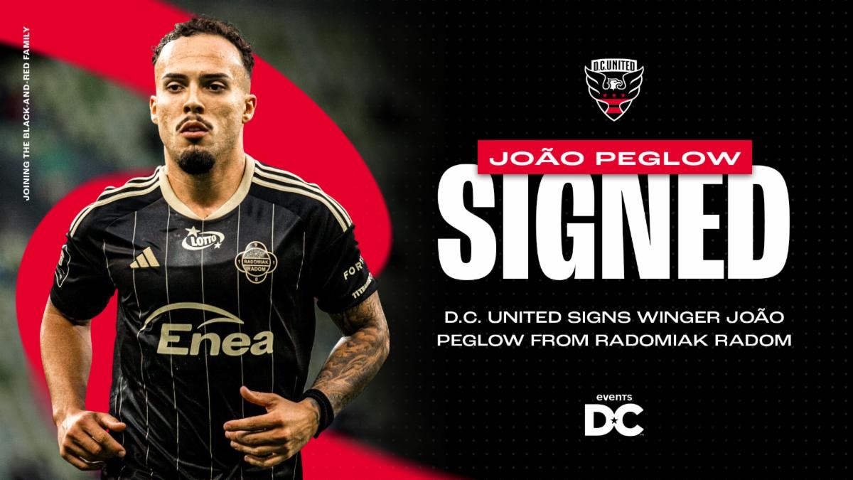 Lee más sobre el artículo DC United ficha al extremo brasileño João Peglow procedente del Radomiak Radom