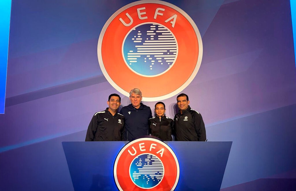 Lee más sobre el artículo Representantes del arbitraje sudamericano participan en cursos de la UEFA