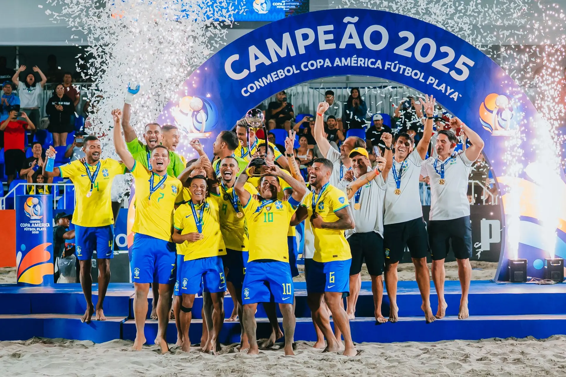 Lee más sobre el artículo Brasil campeón de la CONMEBOL Copa América Fútbol Playa™