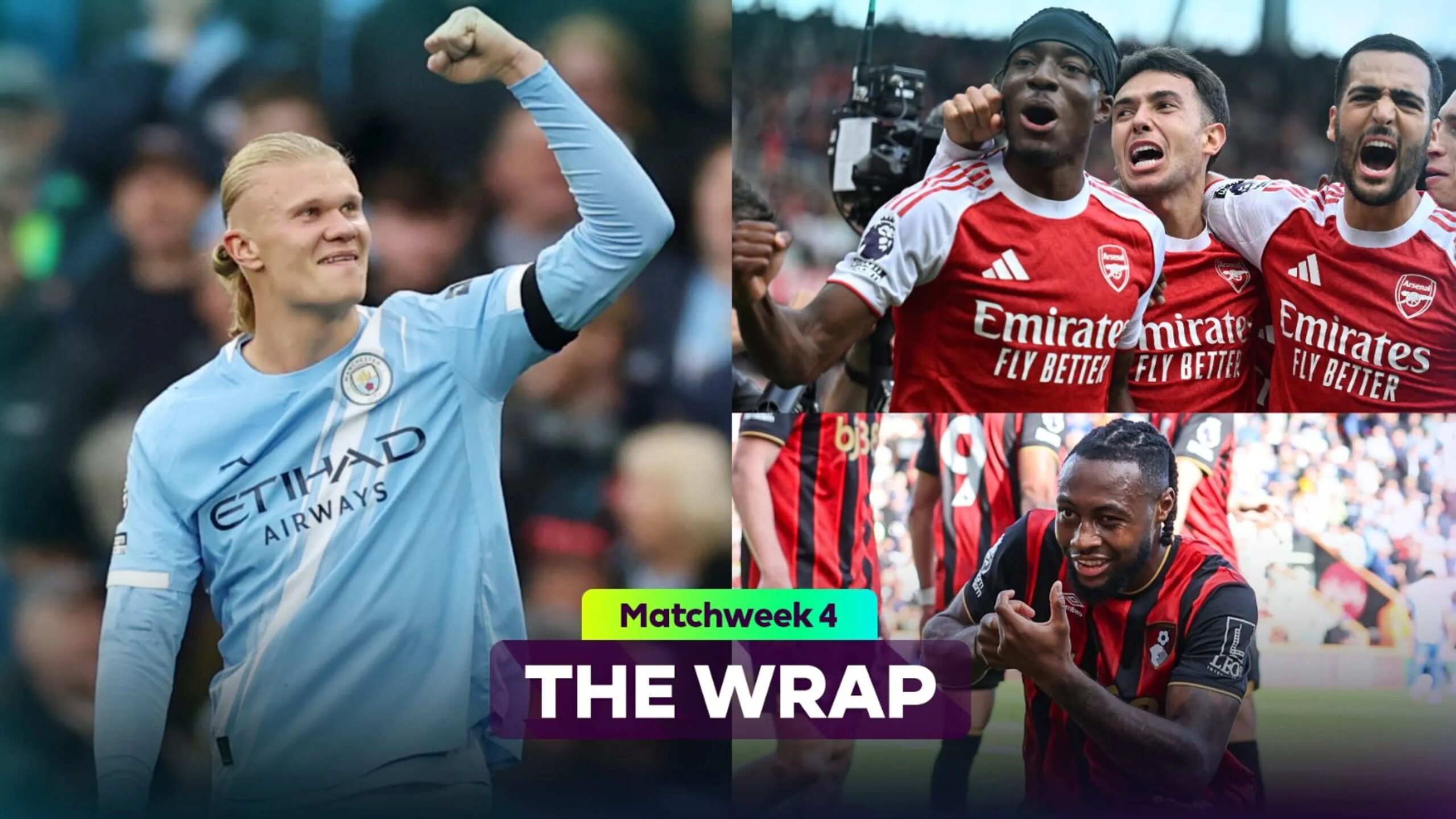 Lee más sobre el artículo Todo lo que necesitas saber de un fin de semana lleno de acción, incluidas las victorias del Manchester City, Arsenal y el Bournemouth: Premier League
