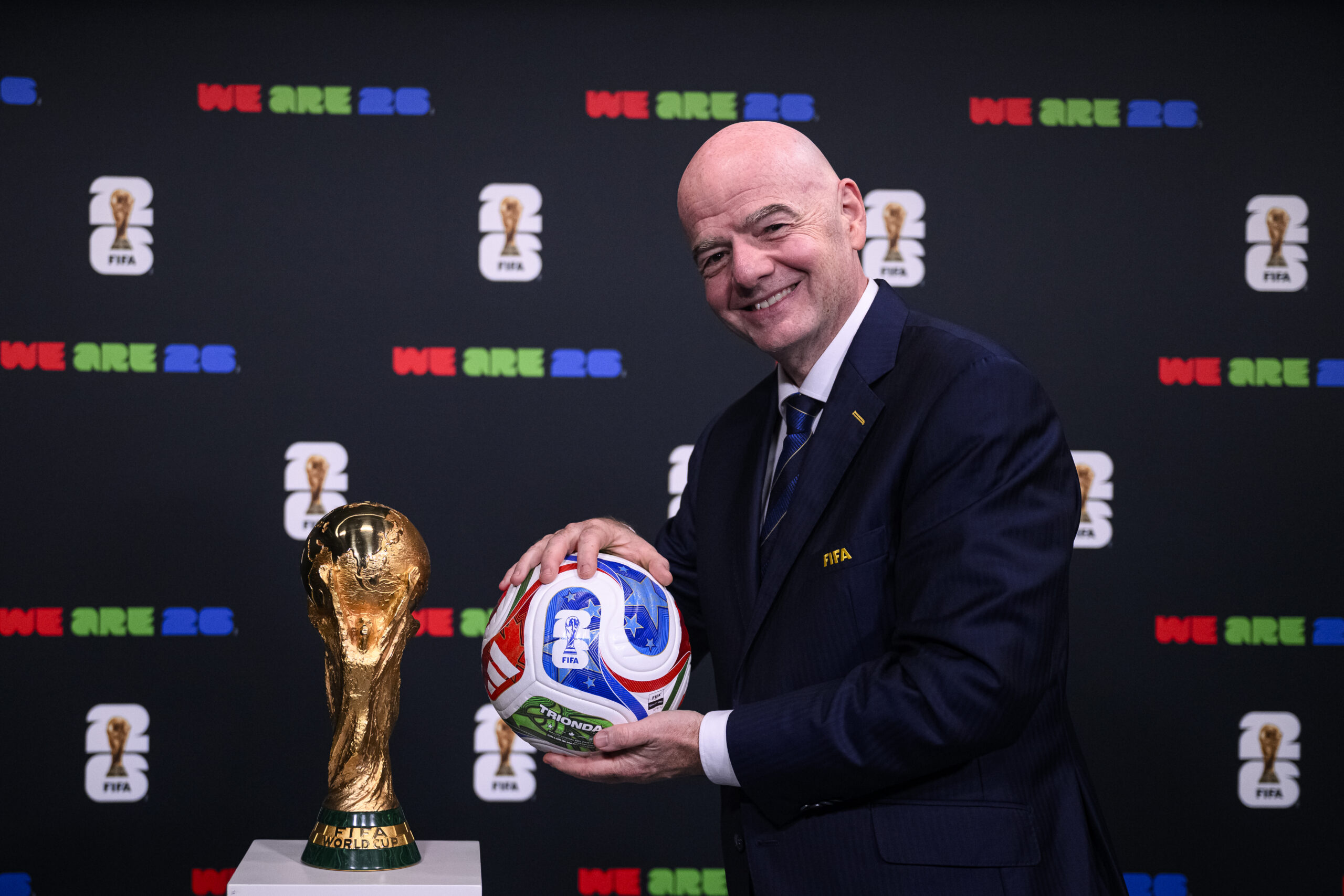 Lee más sobre el artículo La FIFA presenta por todo lo alto el balón oficial de la Copa Mundial de la FIFA 26™: el TRIONDA 