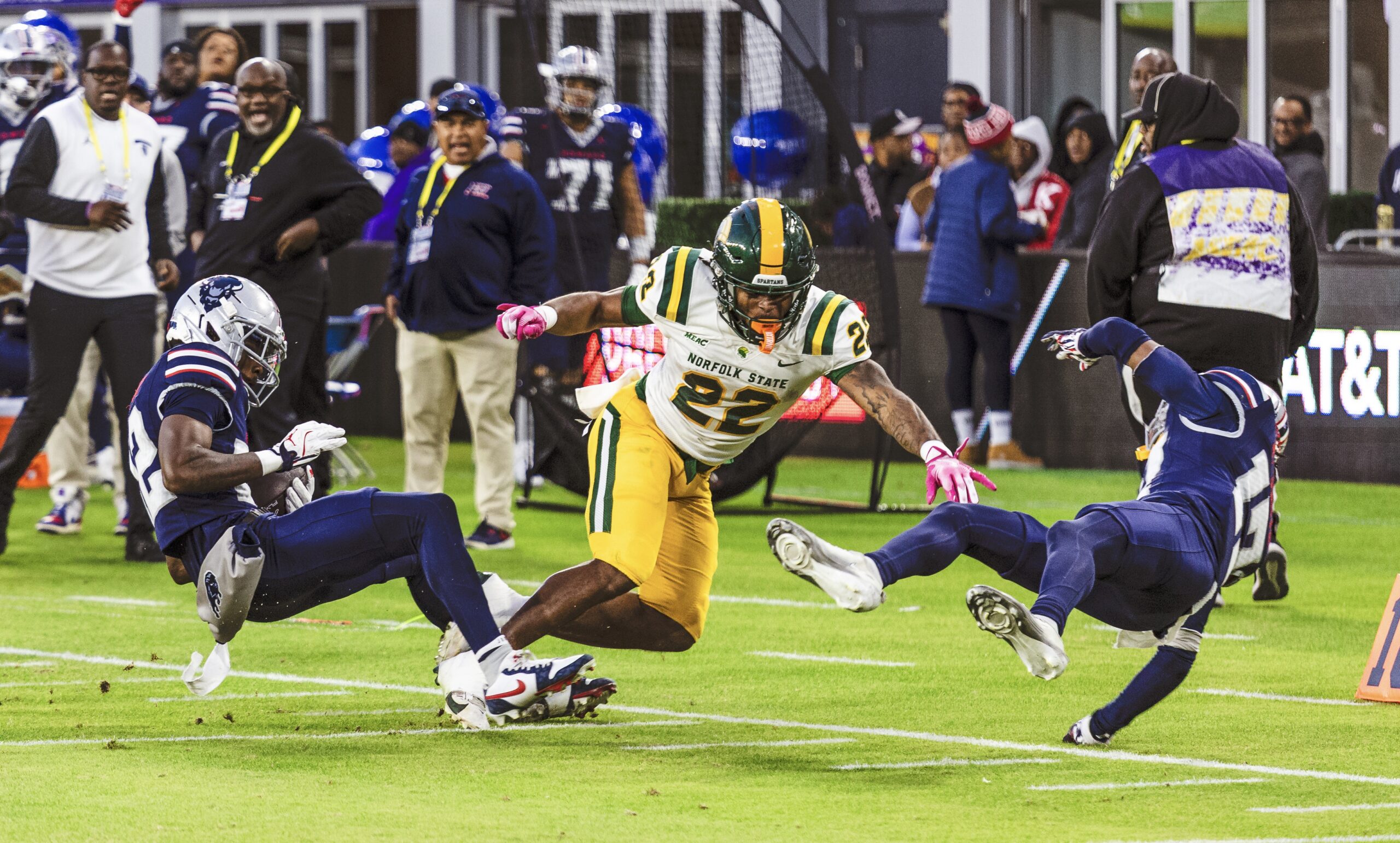 Lee más sobre el artículo Howard se aleja al final mientras los Spartans cierran la temporada en DC en la MEAC, 44-15