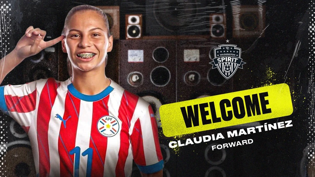 Lee más sobre el artículo El Washington Spirit ficha a la estrella paraguaya Claudia Martínez
