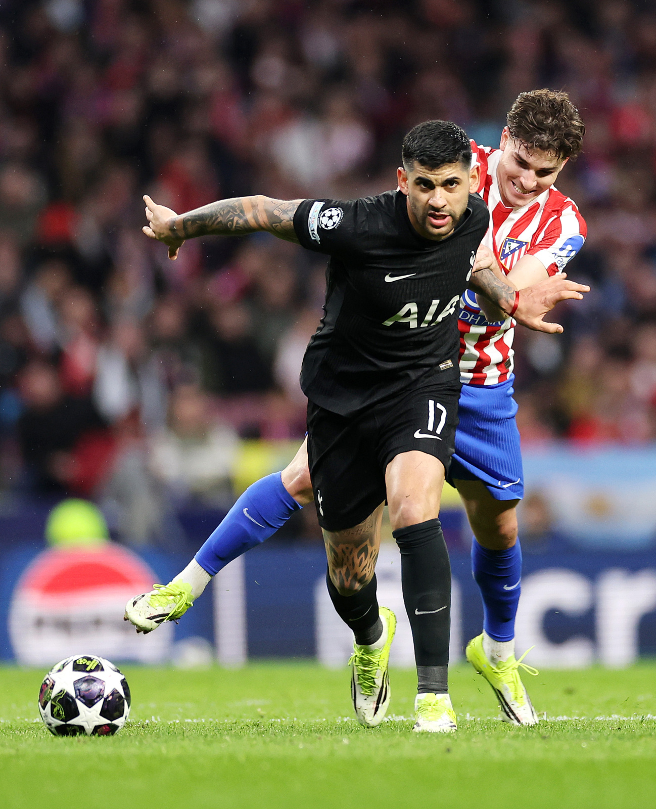 Lee más sobre el artículo El Atlético de Madrid da una lección y aplasta al Tottenham en una noche de locura en la Champions, 5-2